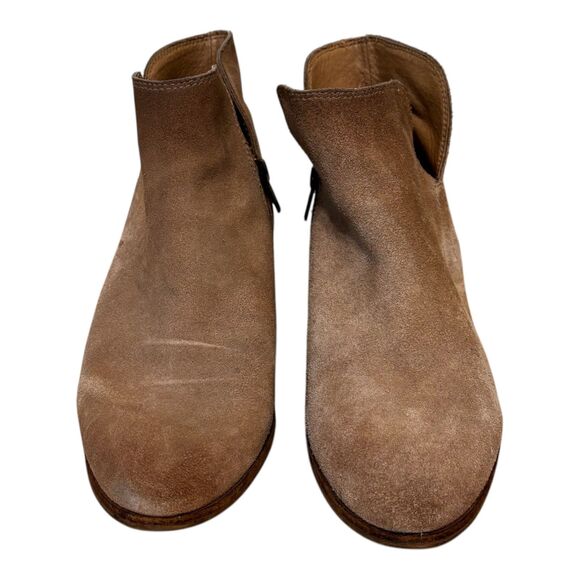 Splendid Hamptyn Suede Leather Ankle Boots Tan Beige Size 9 - Picture 2 of 14